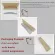 Kuapo backwater brushing blade for 2010 to 2015 Honda Freed, 1 rear wiper blade.