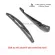 Kuapo back rainwater set for 2005 to 2018 Honda Odyssey, the back of the rainwater + wiper blade on the back. Back wipering set Honda Odissey