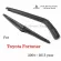 Kuapo back rainwater set for 2004 to 2015 toyota Fortuner, the back of the rainwater + wiper blade on the back. Back wipering set Toyota Fortuner