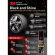 3เอ็ม แบล็ค แอนด์ ชายน์ ผลิตภัณฑ์ทำความสะอาดและเคลือบเงายางรถยนต์ชนิดโฟม 440 มล. Black and Shine