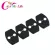 Color My Life 4PCS/Set ABS Car Door Lock Protection Cover for RAV4 RAV4 Highlandder Kluger Land Cruiser Prado FJ Cruise