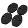 LADYSMCAR STYLING PLASTIC 4PCS Door Lock Cover Case for DACIA STEPWAY for Audi for Volkswagen for Skoda for SEAT