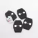 Color My Life 4PCS/Set ABS Car Door Lock Protection Cover for RAV4 RAV4 Highlandder Kluger Land Cruiser Prado FJ Cruise