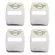 Flyj Car Door Lock Buckle Cover Protector Car Accessories for BMW MINI R61JCW COUNTRYMAN COOPER S PACEMAN CAR Sticker