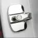 For Tesla Model X Model S 2012 - Door Lock Buckle Striker Trim Protection Cover Cap Sticker Car-styling