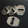 4PCS Stainless Steel Door Lock Buckle Striker Protective Caps Case Sticker for Toyota FJ Cruiser 2006 Tundra 2007