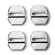 Car-styling Car Door Lock Waterproof Rust Protection Cover Case For Fiat Viaggio Ottimo Freemont  Auto Accessories