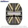 Doofoto Car Door Lock Protective Cover for Fiat Benz AMG BMW UK Flag Car Accessories Styling Decoration Interior Door Lock Case