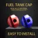 Red/blue For Land Rover Defende Fuel Tank Cap Trim Sticker For Landrover Defender 90 Car Styling