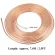 25 Ft Copper Nickel 3/16'' Od Copper Nickel Roll Coil Brake Pipe Hose Line Tubing Kit With 15 Pcs Tube Nuts