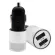 1PC 5V 3.1A Mini LED Chargers Dual 2 Port USB Charger Car Adapter for Smart Mobile Cell Phone Fast Chargeing