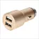 3.1a Dual Usb Car Lighter Slot Charger Alloy 2 Port Fast Charging For Ipone 5 5s 6 Ipad Htc Samsung Note 4 With 4-in-1 Usb Cable