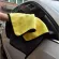 Yellow car towel, gray, car wash, authentic microfiber fabric, special thick, yellow car towels