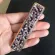 Bring Rhinestone Crystal Cigarette Lighter Metal USB Charging Lighters Thin Windproof No Gas Electric Diamond for Women in Car.