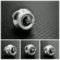 Silver Aluminum Adornment Car Cigarette Lighter Socket Dust Plug For Audi A1 A3 A4 A5 A6 A7 A8 Q3 Q5 Q7 R8 Rs5 Rs7 S5 S8 Rs8