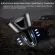 CAR CIGARE THE LIGHTETE LIGHTETEAL 12V-4V Socket Splitter Power Adapter 3.1A 120W Dual USB Car Charger with Voltage Display