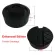 65x33mm Black Car Reinforced Non-Slip Jack Rubber Pad Universal NR / SBBRE RUBBER MATERIAL for Hydraulic Tolley