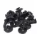 8mm Cau Auto Fender Clips Bumper Push 14mm Stem 100pcs Fastener For Nissan Universal Bumper Fender Push Clips