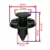 8mm Cau Auto Fender Clips Bumper Push 14mm Stem 100pcs Fastener For Nissan Universal Bumper Fender Push Clips