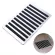 Stainless Steel Car Floor Carpet Mat Patch Foot Rest Heel Pedal Pad Spare Stainless Steel Rubber Copper 23.5x16CM