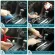 Trim Decor Frame Sticker Black 4pcs Carbon Fiber Window Control Switch
