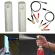 For Car Vehicle Fuel Injector Flush Cleaner Adapter Cleaning Tool 2 Nozzles Set
