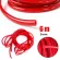 For 20 Feet 1/8inch 3mm Silicone Nylon Fuel Air Silicone Vacuum Hose Line Tube Pipe Red Fit For Gasoline Production Lines