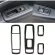 4pcs Window Glass Lifting Switch Panel  Carbon Fiber Car Decoration Sticker  Suitable For Jeep Grand Cherokee -