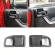 Auto Replacement Parts 2x Front Rear Interior Door Handle Bowl Cover Trim For Jeep Wrangler Jk 2-door Front And Rear Doors