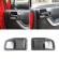 2x Front Rear Interior Door Handle Bowl Cover TRIM for Jeep Wrangler JK 2-Door Decorative Charmingly Luxurious Vivid