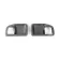 Auto Replacement Parts 2x Front Rear Interior Door Handle Bowl Cover Trim for Jeep Wrangler JK 2-Door Front and Rear Doors