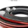 Black Car Door Trunk Hood Trim Seal Strips For Door Trunk L Shape 16 Meters