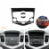 4PCS Cover Trims Carbon Fiber CD Stickers Decor 2009-CAR