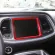 Red Frame Center Console Dashboard Trim Decor ABS High Quality Durable