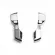 2pcs Silver Steering Wheel Moulding Chrome Cover Trim Decor With Automative Adhesive Tape For Toyota Tacoma -20