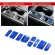 Blue Interior Gear Shift Box Panel Button Cover Trim for Honda Accord -20
