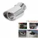 Auto Exhaust Tail Pipe trim Mouldings Universal Rear Round Silver 1 PCS