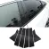 Door Pillar Stickers Cover 6 PCS BLACK USEFUL FITTING WATERPROOF Parts