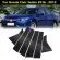 6 Pieces Carbon Fiber Black Door Post Decoration For Honda Civic Cars -ten Generation Civic