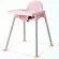 Nikkokids, sitting chair and eating for children Adjustable seat chair Adjustable chair, white, pink, size 650*410*890 mm. Easy to assemble.