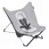 BEABA, a multi -purpose baby chair, Compact Baby Seat II Heather Gray Foldable Evolute