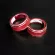 2pcs Aluminum Alloy Car Console Ac Switch Control Trim Red For Toyota Rav4 -car Decoration Cover Trim
