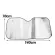 Car Sunshade Folding Front  Rear Windshield Heat Reflecting Cover Sun Visor And High Quality