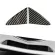 Carbon Fiber Grill Cover Trim Front Replacement Exterior Accessories Useful