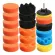 19pcs/set 3 Inch 80mm Sponge Buffing Polishing Pad Kit For Car Polisher Cleaning Tools Polishing Pad Drill Adapter-m10