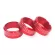 Set Ac Ring Knob Red Aluminum Covers For Subaru Impreza Wrx/sti Decal Accessories 3pcs
