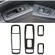 4PCS Window Glass Lifting Switch Panel Carbon Fiber Car Decoration Sticker Suitable for Jeep Grand Cherokee -