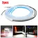 2 Car Door Open Signal Lamp Light Strip Strobe Flash Anti-Collision Safety LED Door Warning Light