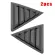 2PCS for Toyota Corolla Rear Side Vent Window Scoop Louvers Cover Trim Fit to Be Used As a Decorative Louvers Vent