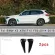 Truck Side Wing Fender Exterior Trim Black 2 Pcs Air Guide Vents Abs Parts